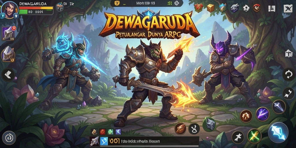 Gameplay seru dan grafis menakjubkan di DEWAGARUDA.