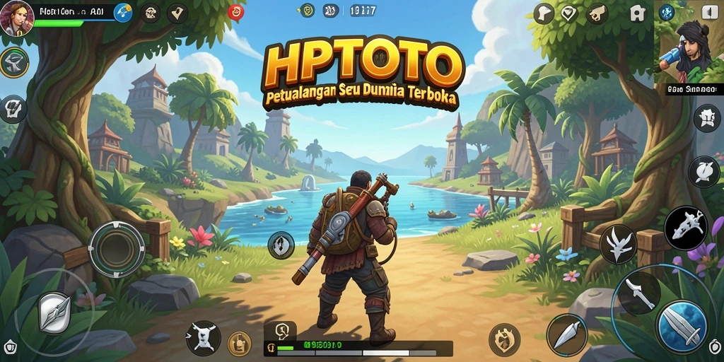 Gameplay HPTOTO yang menampilkan eksplorasi dunia terbuka yang luas.