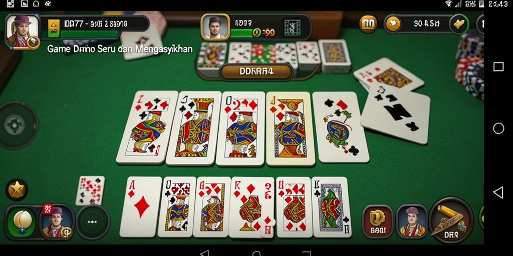 Tampilan gameplay Domino yang menarik di IDR77.