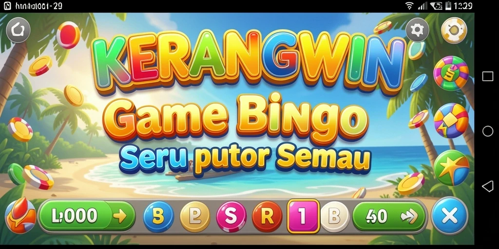 Tampilan menarik dari gameplay Bingo KERANGWIN yang menghibur.