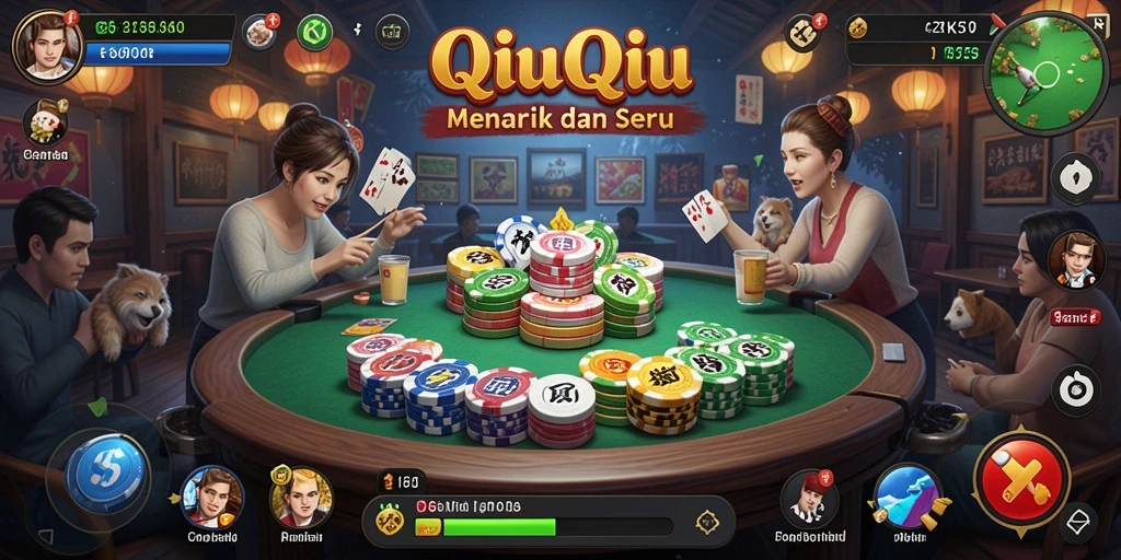 Gameplay seru QiuQiu di RK55 yang menghibur.