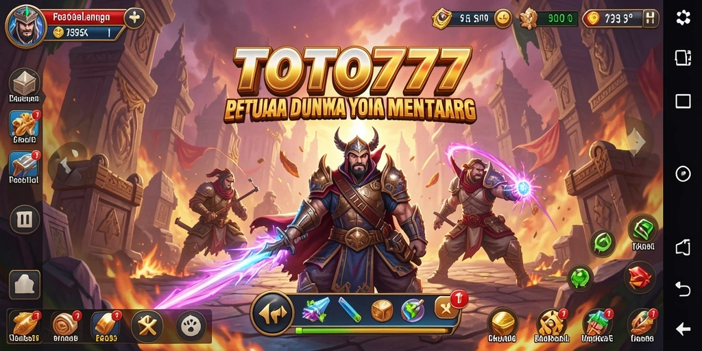 Tangkapan layar gameplay TOTO777 menampilkan aksi seru dan grafik menawan.